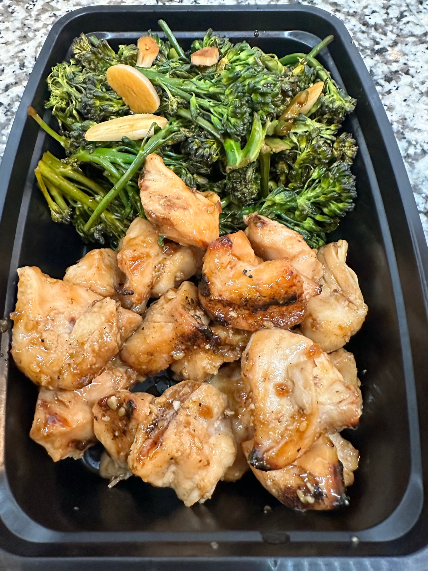 Teriyaki Chicken Kabobs with Broccolini