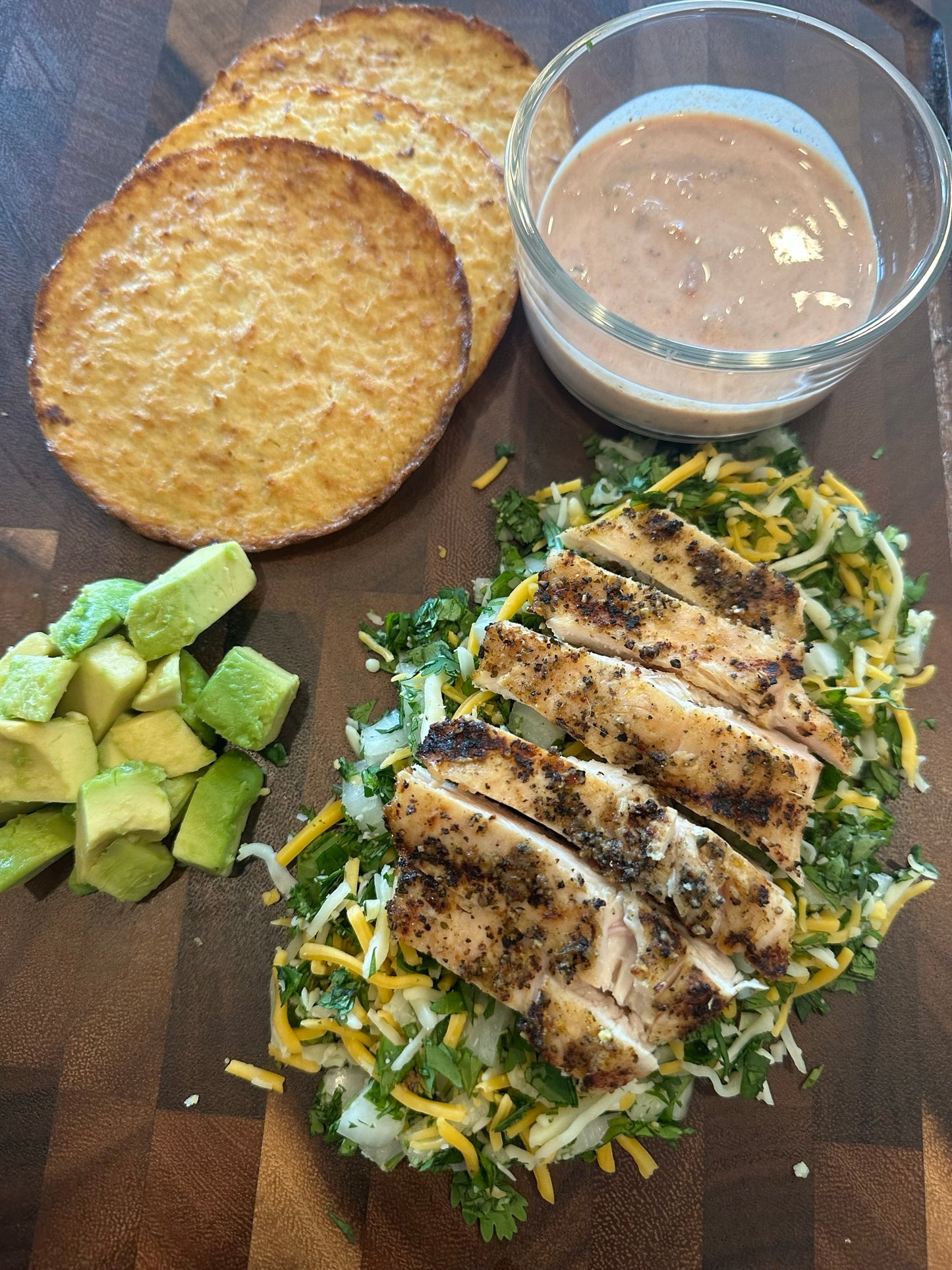 Chicken Tostadas